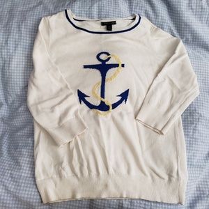 Tommy Hilfiger navy anchor sweater